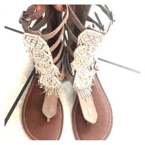 Carlos Santana Sandals (never worn)